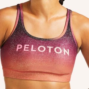 NWT PELOTON Sunrise Fade Strappy Bra Medium